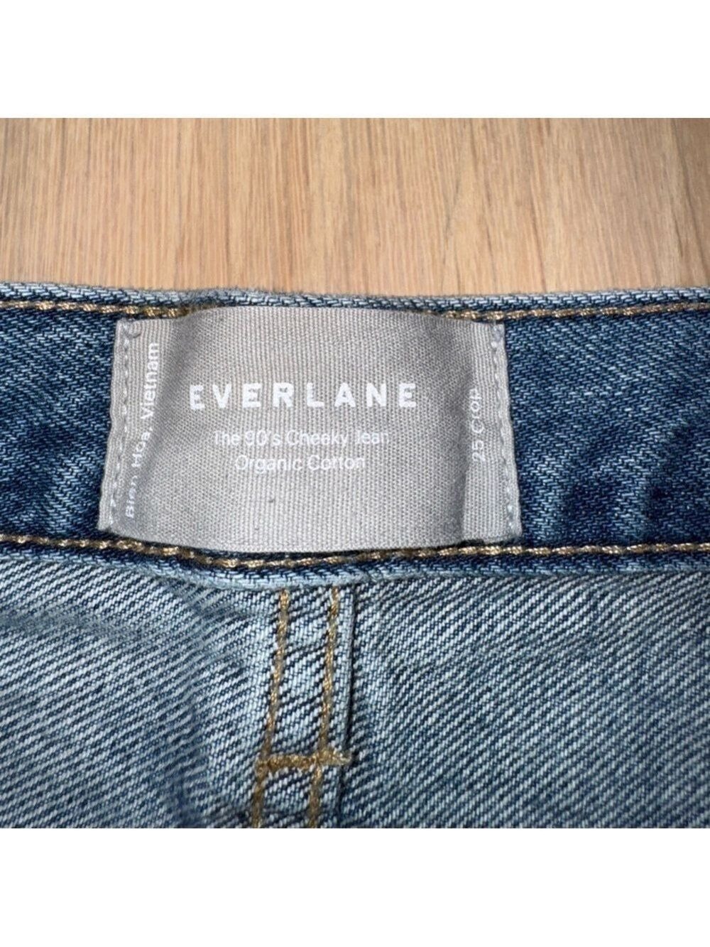 Everlane The 90’s Cheeky Jean Organic Cotton Jeans Size 25 - Picture 3 of 7